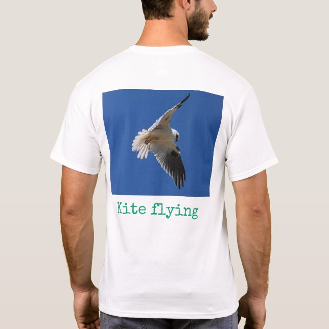 Australiensisk fågeltryck t-shirt (Baksida)
