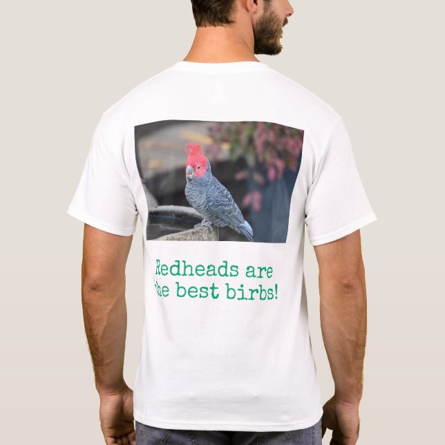 Australiensisk fågeltryck t-shirt (Baksida)
