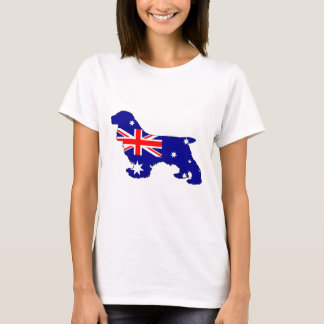 Australiensisk flagga - cockerspanielSpaniel Tee Shirt