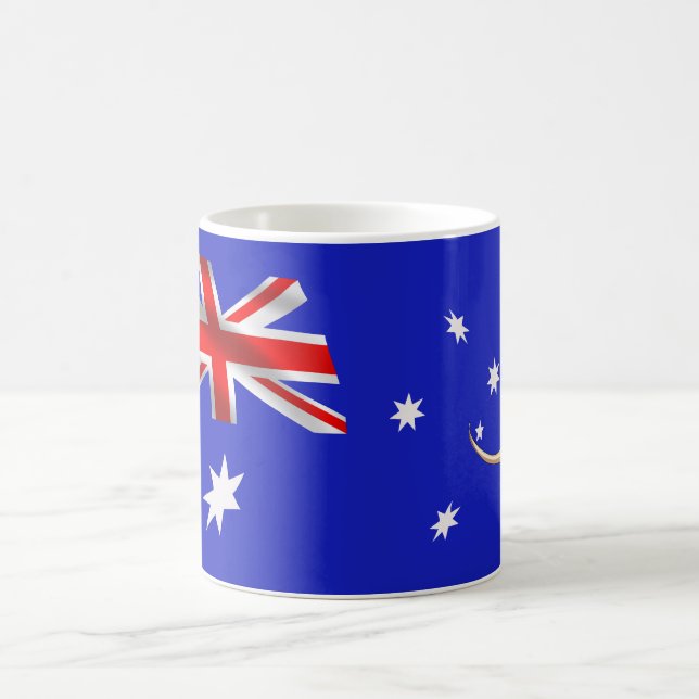 Australiensisk flagga kaffemugg (Center)