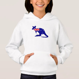 Australiensisk flagga - känguru t shirt