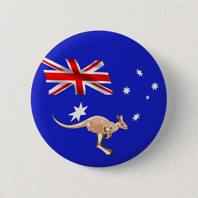 Australiensisk flagga knapp (Framsida)