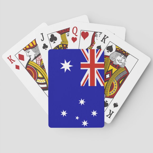 Australiensisk flagga kortlek (Baksidan)