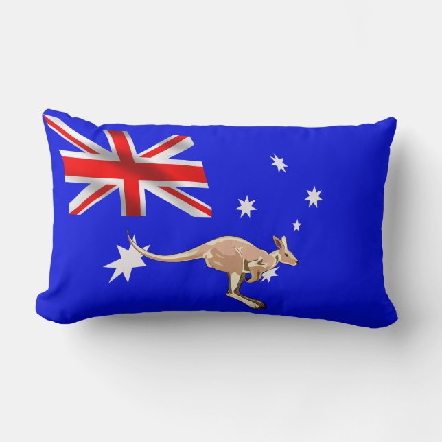 Australiensisk flagga lumbarkudde (Framsida)