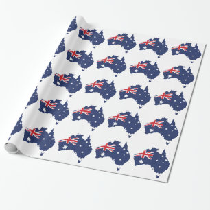 Australiensisk flagga presentpapper