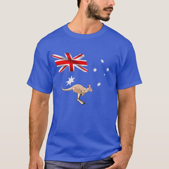 Australiensisk flagga t-shirt (Framsida)
