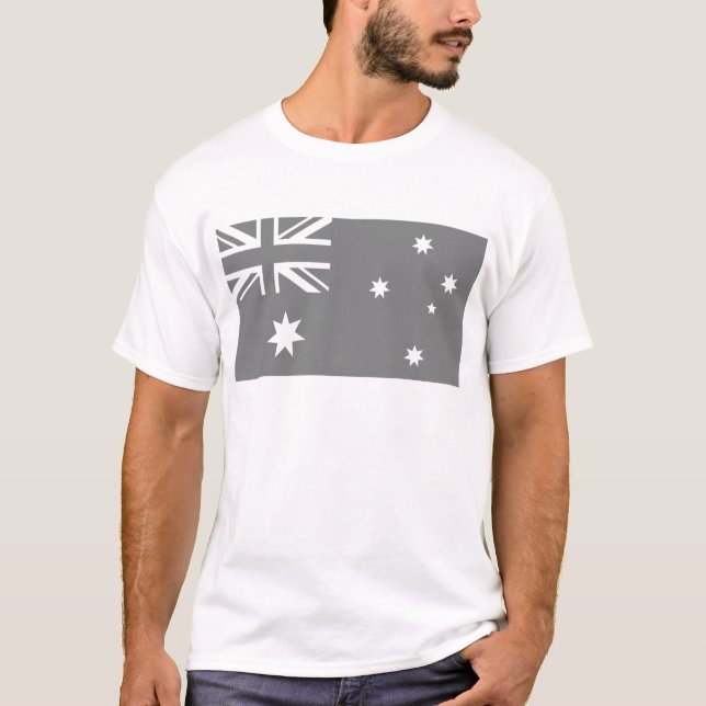 australiensisk flagga t-shirt (Framsida)
