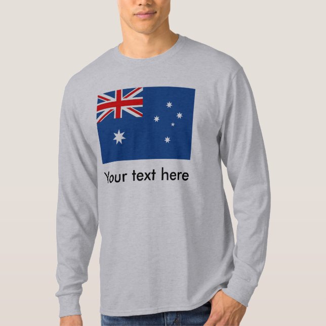 Australiensisk flagga t-shirt (Framsida)