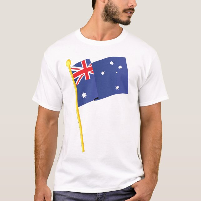 Australiensisk flagga tee shirt (Framsida)