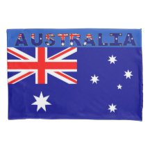 Australiensisk flaggasingelPillowcase, standart