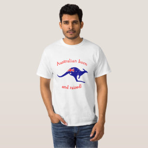 Australiensisk född T-tröja Tee Shirt