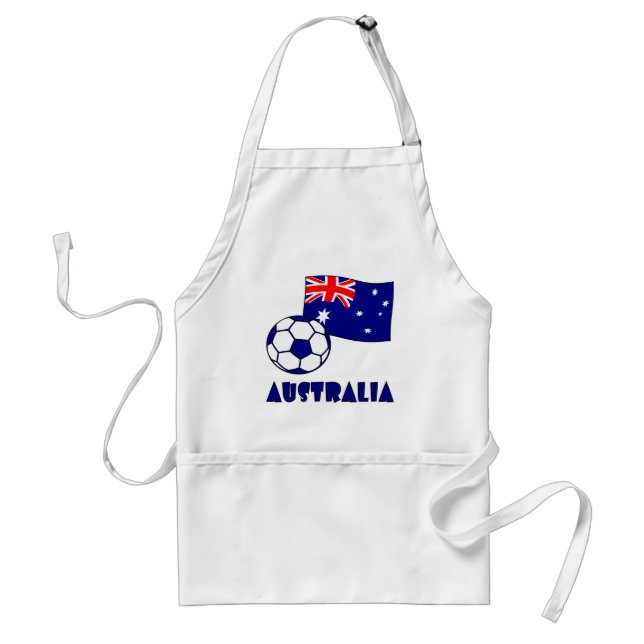 Australiensisk fotboll och flagga 2 förkläde (Framsidan)