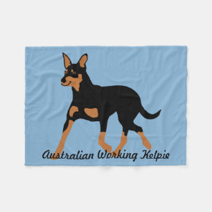 Australiensisk funktionsduglig Kelpie Fleecefilt