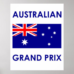 Australiensisk grand prix poster