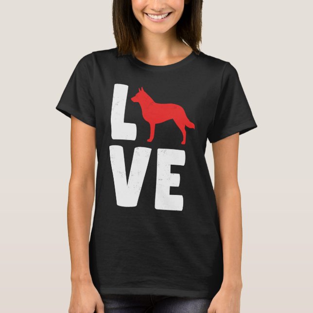 Australiensisk Harden Hund T Shirt (Framsida)