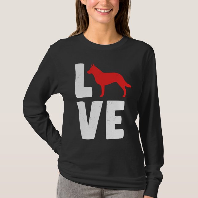 Australiensisk Harden Hund T Shirt (Framsida)