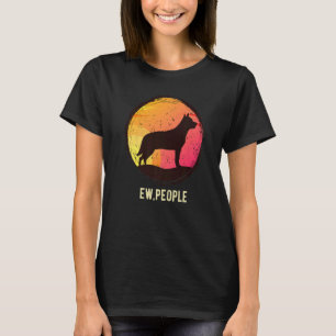 Australiensisk Heeler Nötkreatur Hund Retro 16 T Shirt