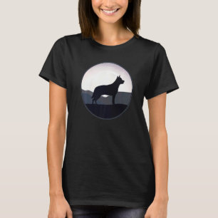 Australiensisk Heeler Nötkreatur Hund Retro 3 T Shirt