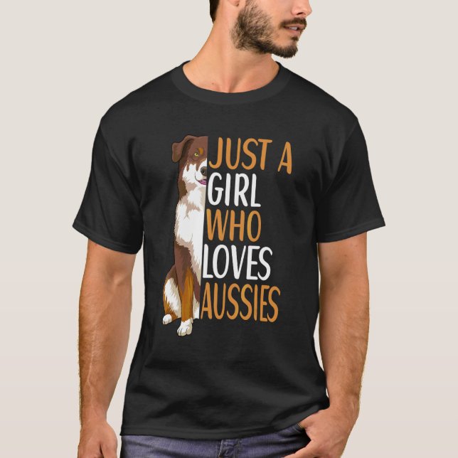 Australiensisk herdehund Aussie ägare T Shirt (Framsida)