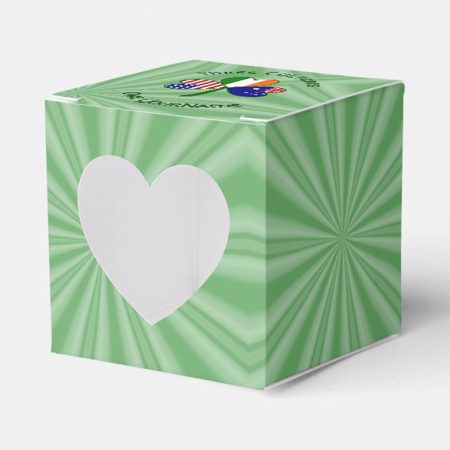 Australiensisk irländsk amerikansk Shamrock Person Presentaskar (Framsidan Sidan)