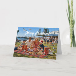 Australiensisk jul Port Arlington Melbourne Helgkort