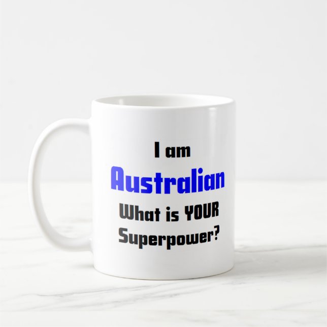 australiensisk kaffemugg (Vänster)