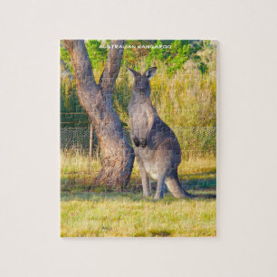 Australiensisk känguru pussel