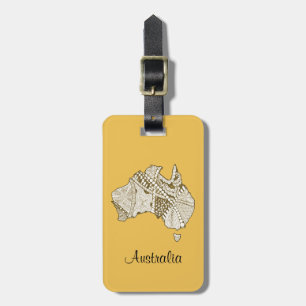 Australiensisk kartakonst bagagebricka