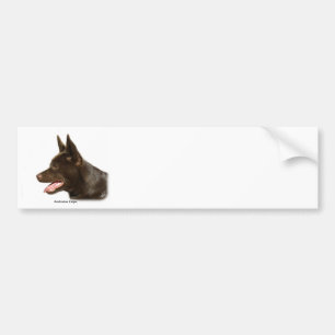 Australiensisk Kelpie 9P24D-134 Bildekal