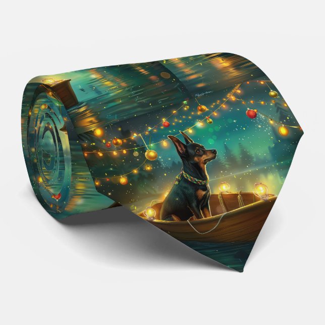 Australiensisk Kelpie Julfirande Seglats Slips (Rullad)