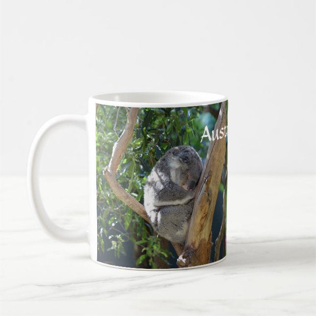 Australiensisk koalamugg kaffemugg (Vänster)