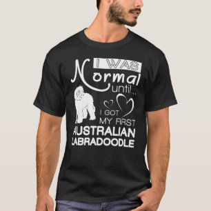 Australiensisk Labradoodle gåvat-skjorta för hun T Shirt
