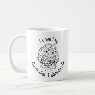 Australiensisk Labradoodle mugg