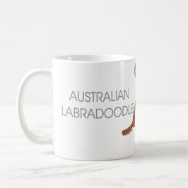 Australiensisk Labradoodle mugg/härlig målning Kaffemugg