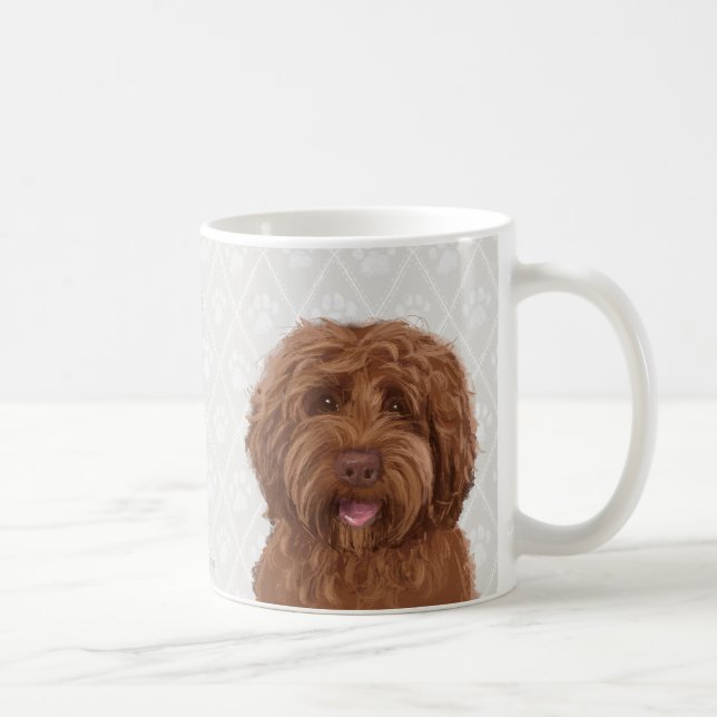 Australiensisk labradoodlekaffemugg kaffemugg (Höger)