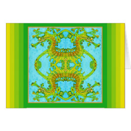 Australiensisk lövrik Hav-Drake Hälsningskort