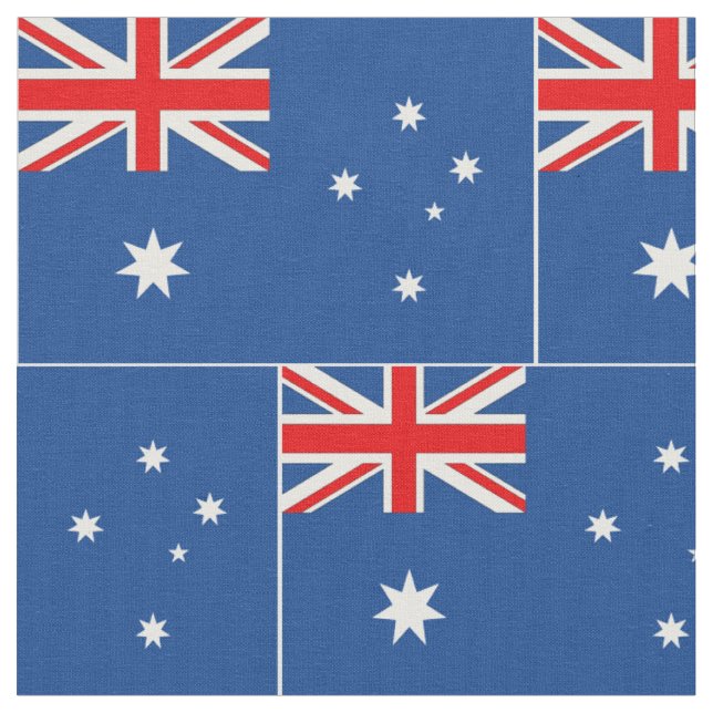 Australiensisk medborgareflagga tyg (Närbild)