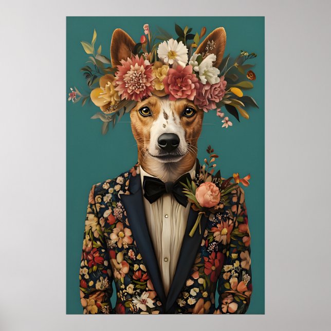 Australiensisk nöthund i kostymaffisch, australien poster (Framsidan)