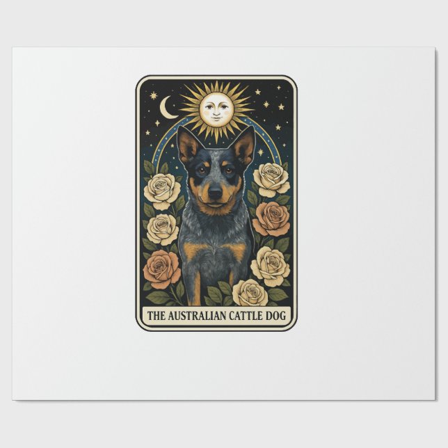 australiensisk nötkreatur presentpapper (Platt)