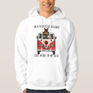 Australiensisk nötkreaturshund Konst Heeler-målnin Hoodie