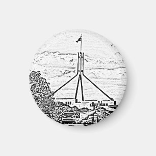 Australiensisk parlament - Canberra Magnet
