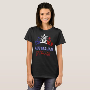 Australiensisk Princess Tiara Medborgare Sjunka T Shirt