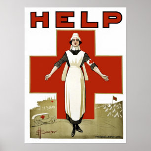 Australiensisk Röda korvintagevärldskrig mig Poster