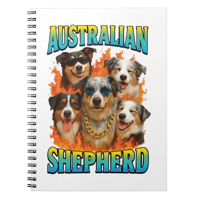 Australiensisk Schäferkopia Anteckningsbok (Framsidan)