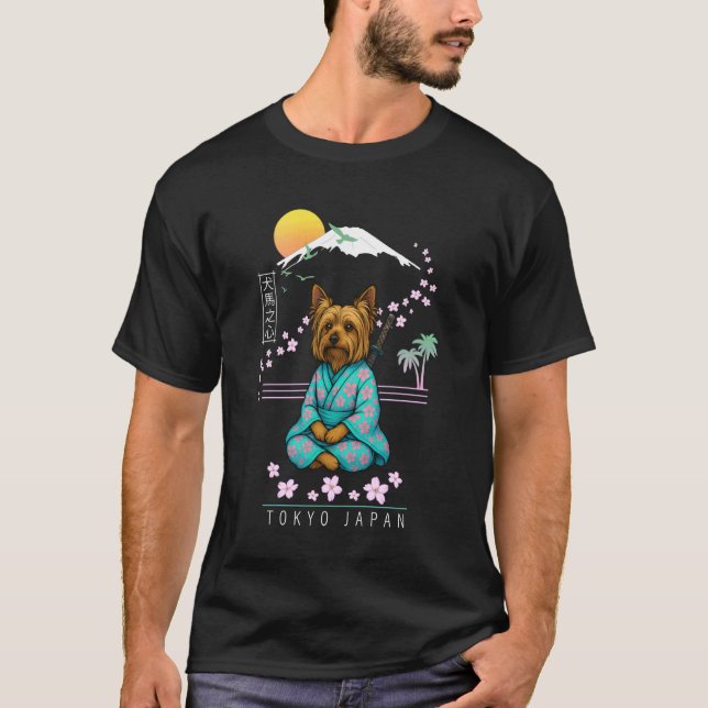 Australiensisk silkyterrier t shirt (Framsida)