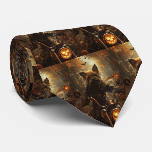 Australiensisk terrier kör motorcykel Halloween Slips