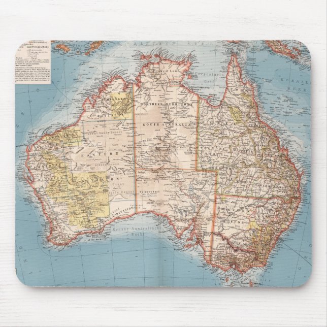 Australiensisk topografikarta (1905) musmatta (Framsidan)