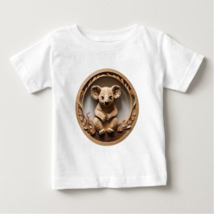 Australiensisk Trähundrako: Koala Björn Trätryck T Shirt