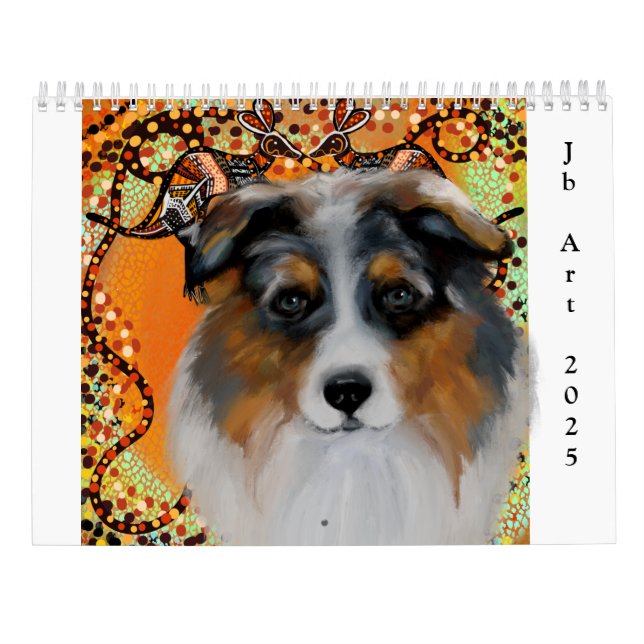 AUSTRAliensisk vallhund KALENDER (Baksida)