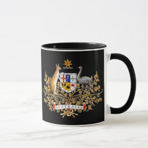 Australiensisk vapensköldmugg mugg